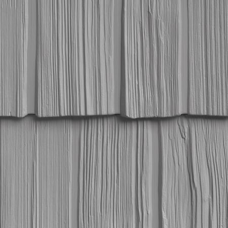 The Foundry 10in. W x 62 1/2in. L Exposure, Vinyl Staggered Shakes Total 100 Sq. Feet, 258 - Eastern Grey, 23PK 1201258